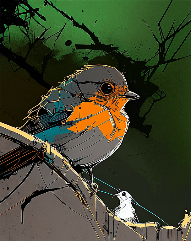 Sketch of a robin